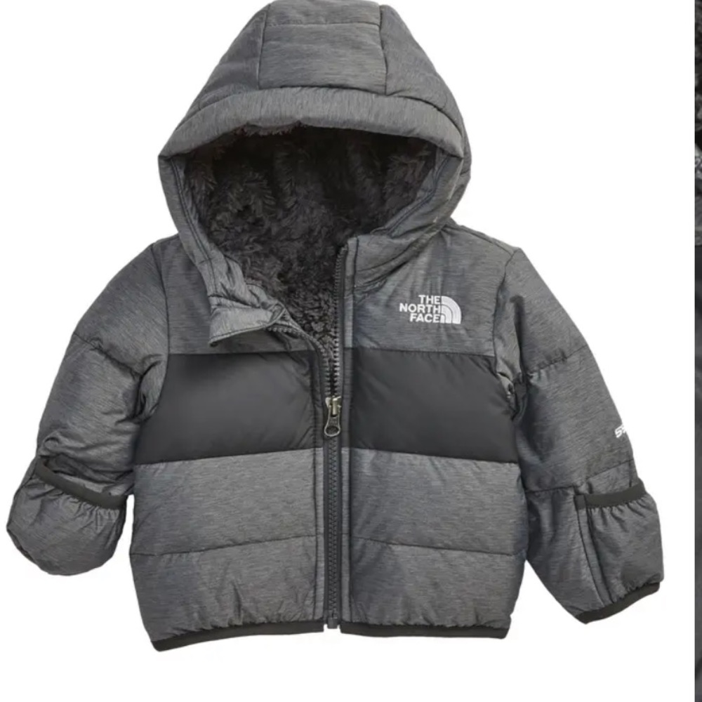 North face used but great condition 12-18 month heavy jacket.